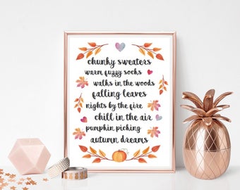 Autumn Highlights | Print | Home Decor