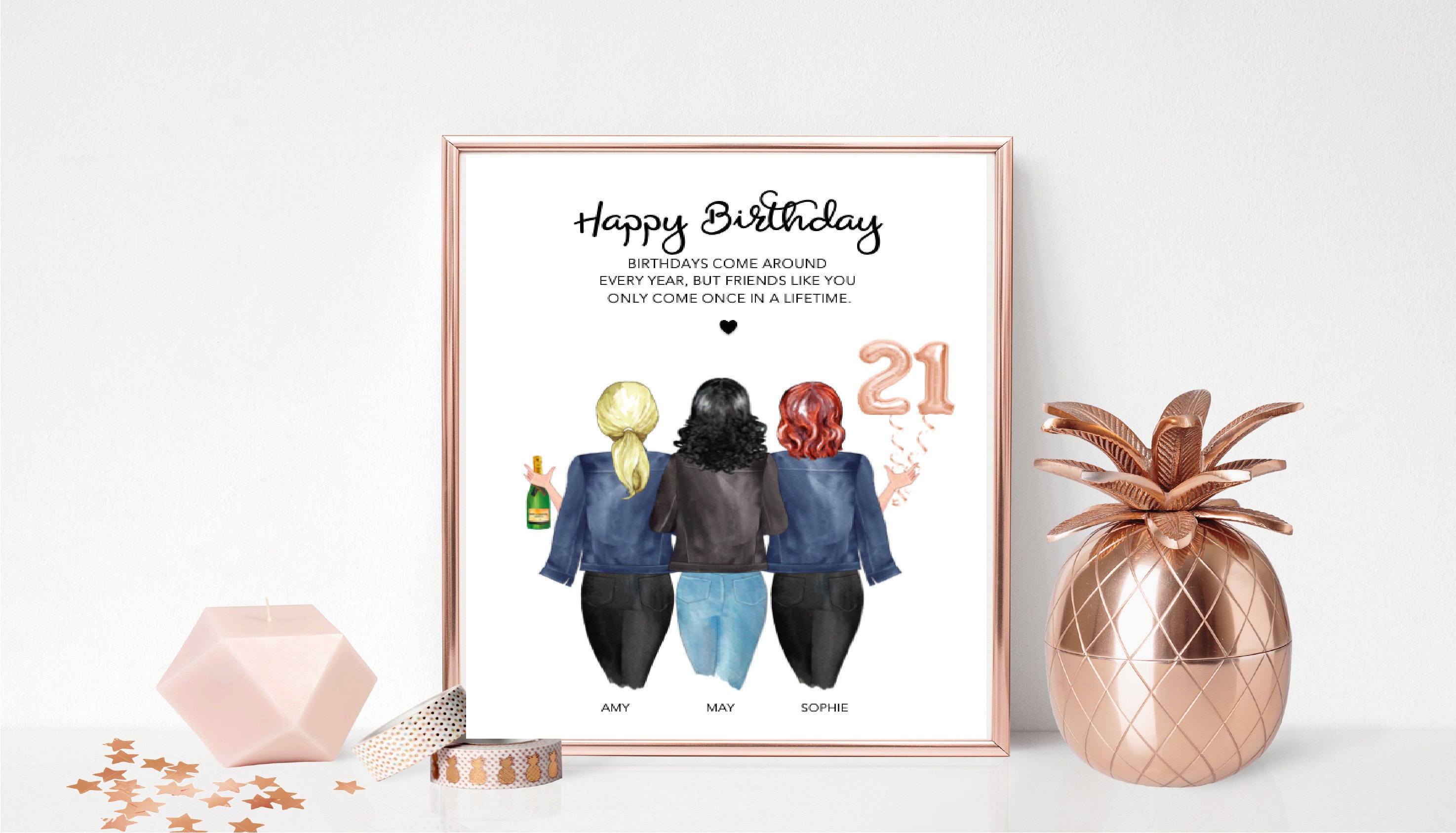 etsy 21st birthday gifts for her