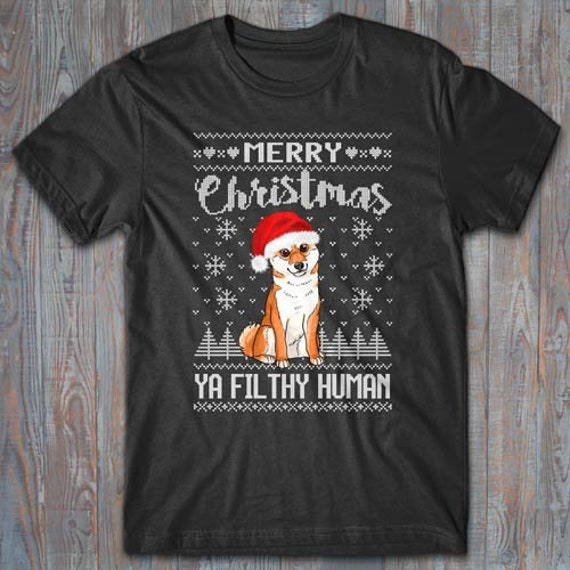 dog christmas shirt for humans