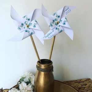 Eucalyptus windmill - Baptism, Wedding, Communion Decoration