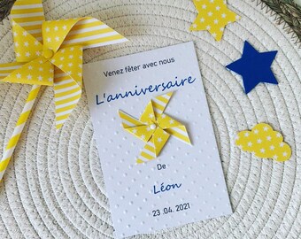 Carte Invitation Anniversaire Etsy