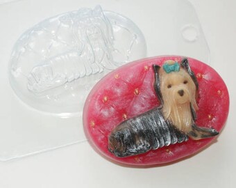 /"Yorkshire Terrier 2/" dog plastic soap mold soap making mold mould hob2