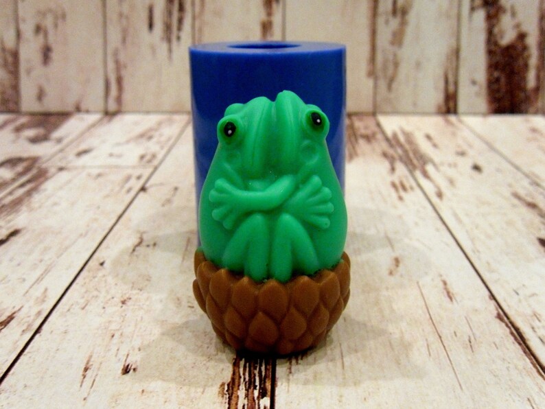 Little frogs silicone mold for soap and candles making mould Etsy