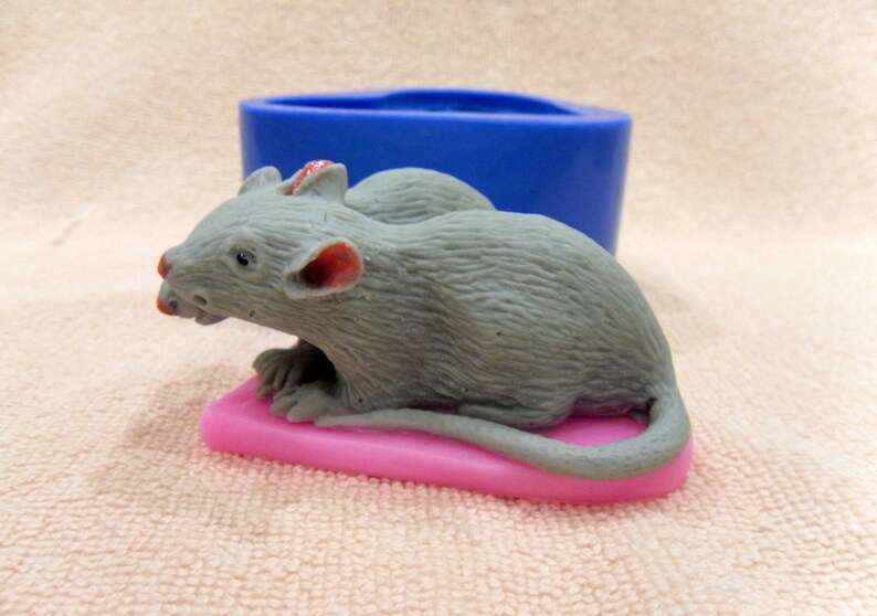 Rats in love silicone mold for soap making candles making Etsy