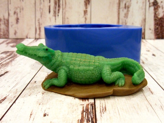 Crocodile Moule En Silicone Pour Savon Et Des Bougies Etsy Crocodile Moule En Silicone Pour Savon Et Des Bougies Etsy