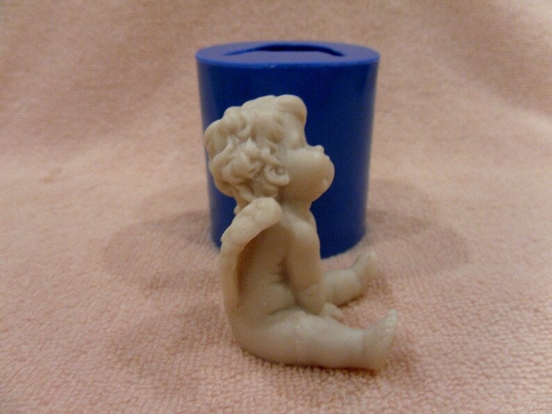 Angel 2 silicone mold for soap and candles making mould Etsy