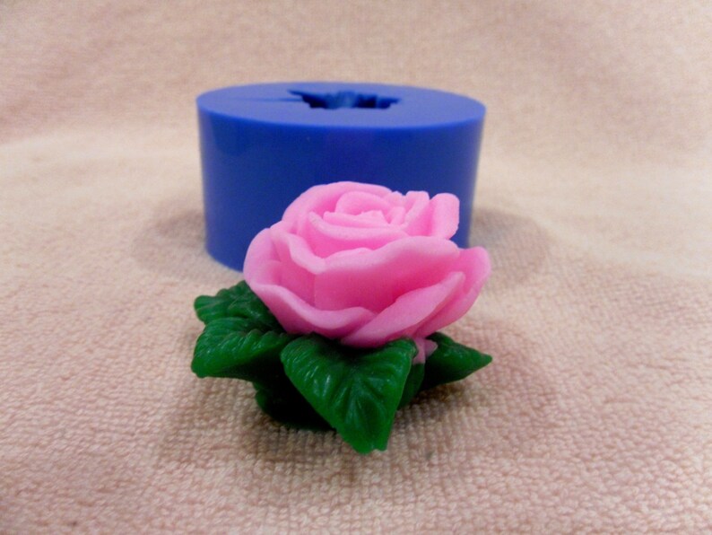 Rose flower silicone mold for soap and candles making mould Etsy