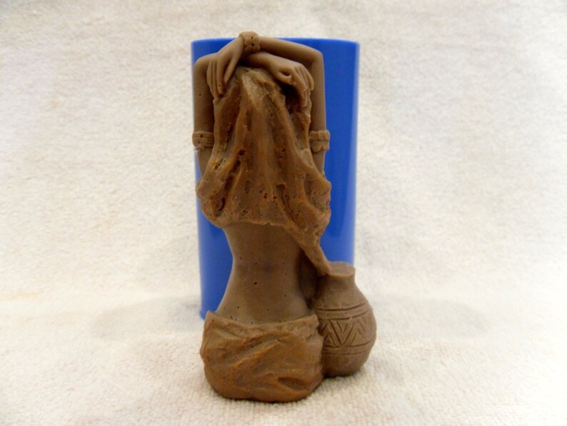 African woman silicone mold for soap and candles making Etsy