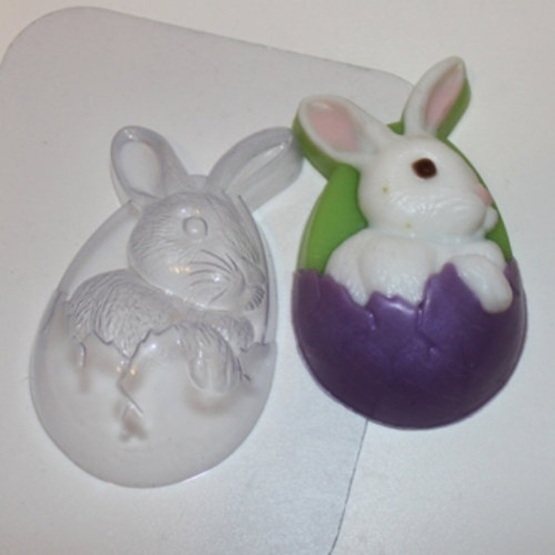 Easter rabbit plastic soap mold soap making soap mould molds Etsy