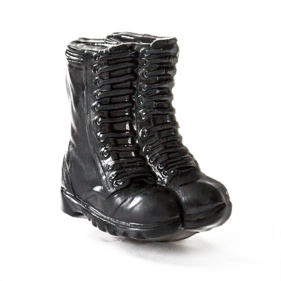 plastic combat boots