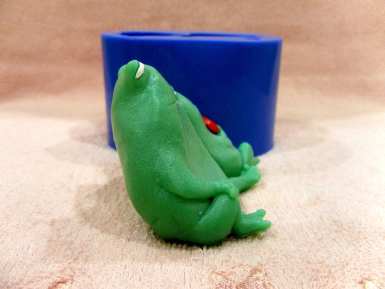 Frog Lovers Silicone Mold for Soap and Candles Making Mould Etsy