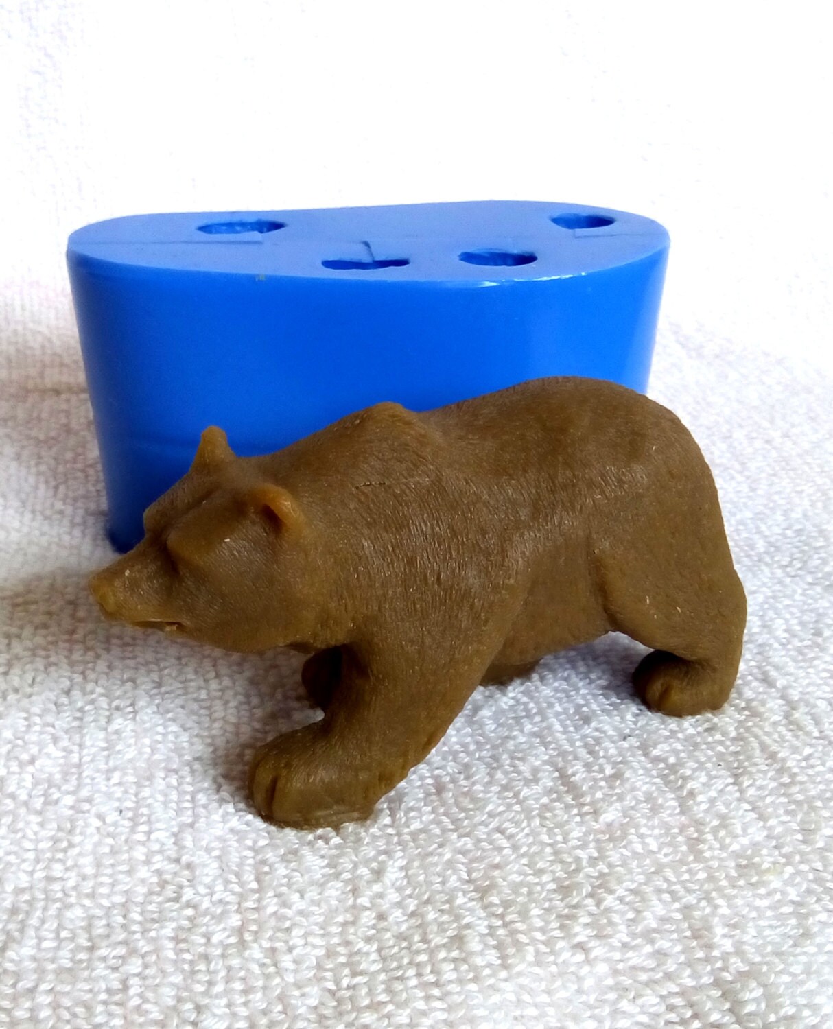 Bear silicone mold for soap and candles making mould molds Etsy