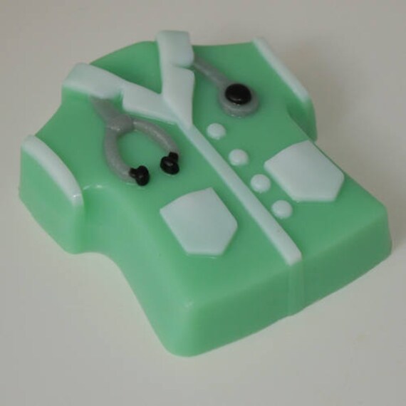 /"Medical gown 2/" plastic soap mold soap making mold mould