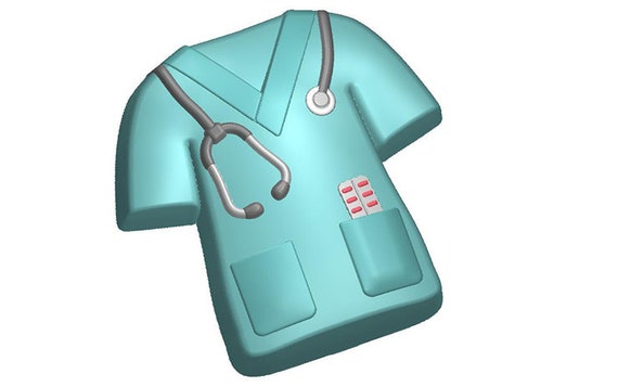 /"Medical gown 2/" plastic soap mold soap making mold mould