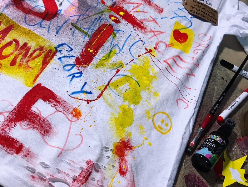 men/'s T-shirt man/'s T-shirt Graffiti T-shirt t-shirt in pattern T-shirt with a pattern T-shirt for gift Present to son Gift to her husband