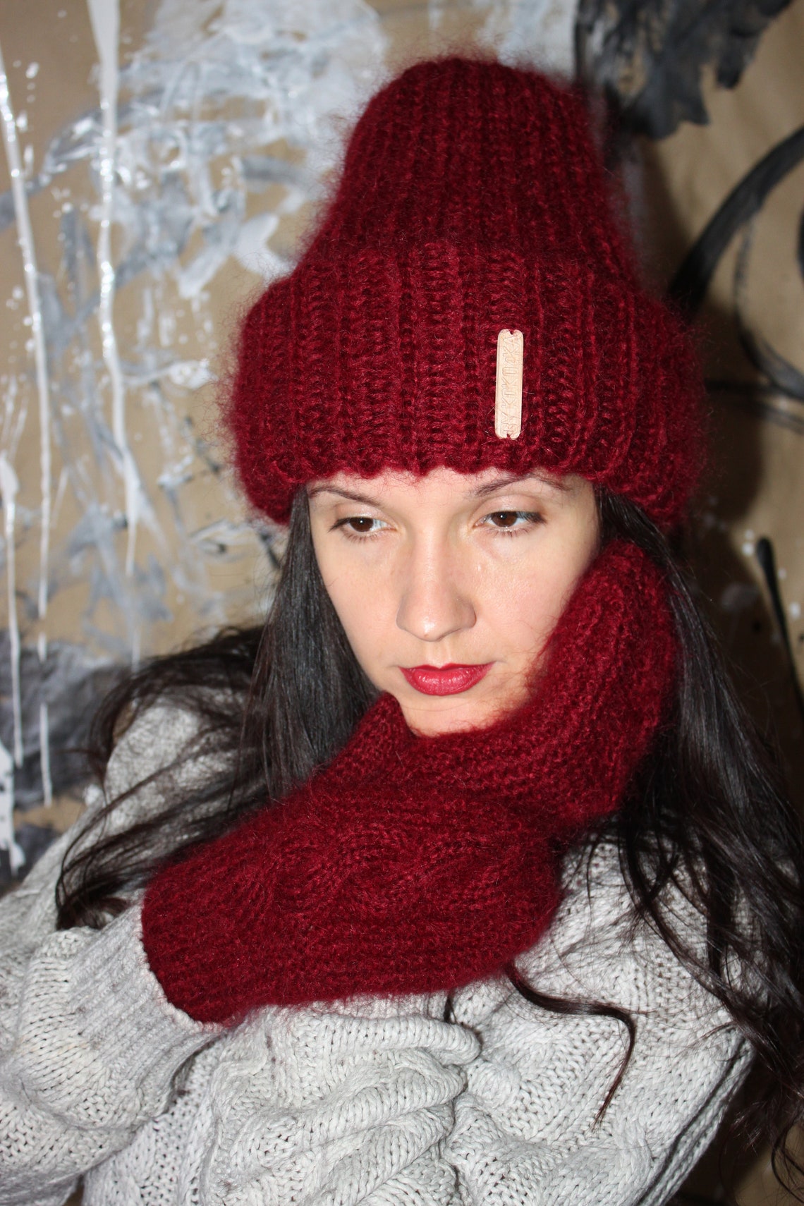 Women's Hats Winter Hat Cap Mohair Tak.ori Takori Etsy