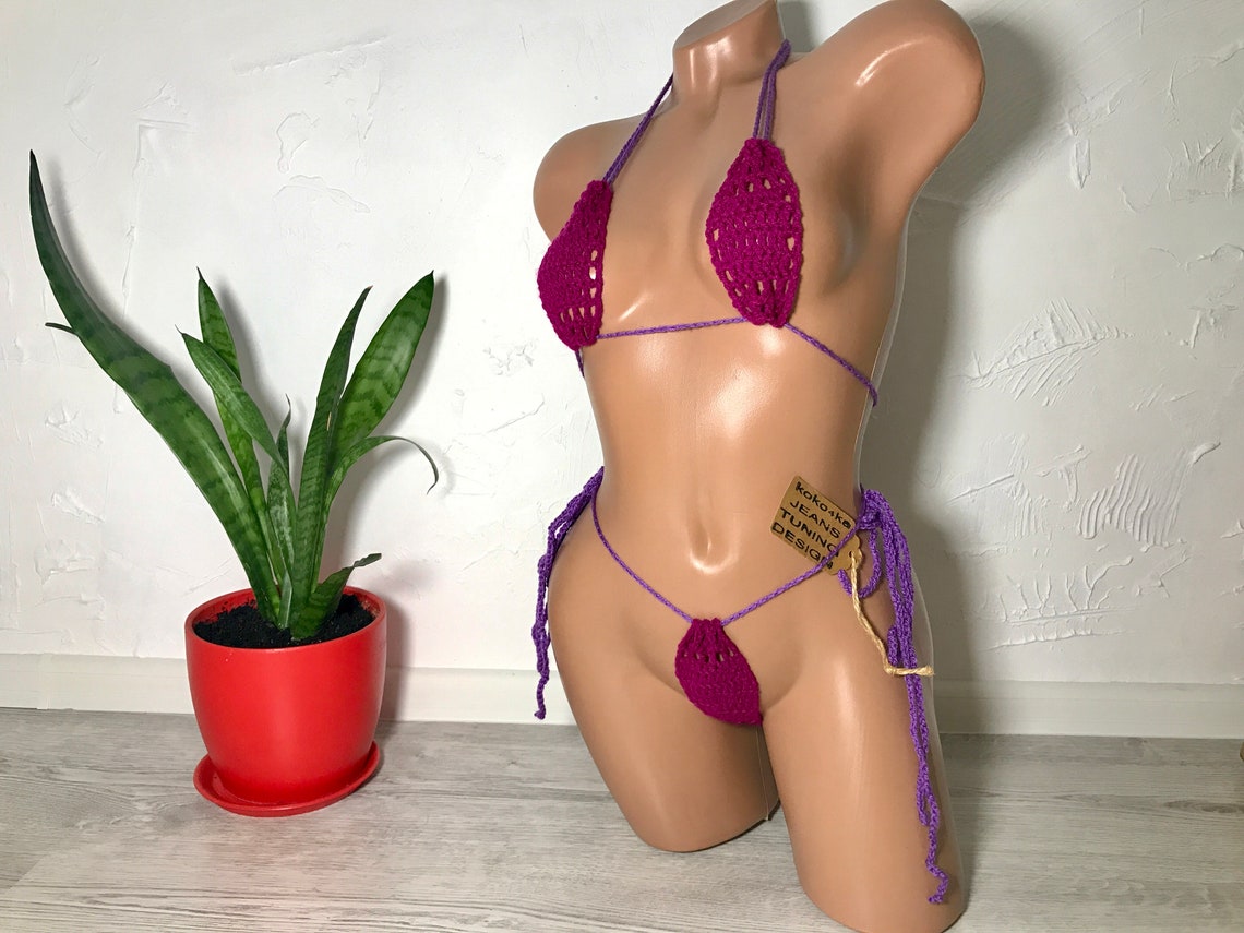 Extreme Micro Bikini Exotic Dancewear BDSM Clothing Women Etsy Ireland