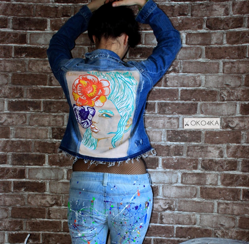Paint splatter Jeans Spray paint clothing Blots jeans Spray | Etsy