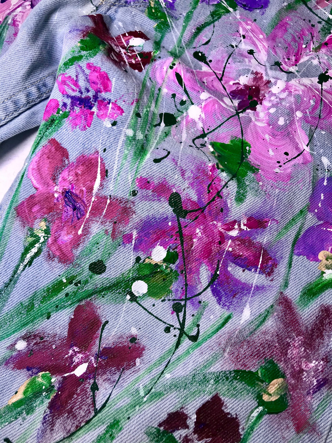 Blots Jeans Spray Paint Paint Splatter Jeans Festival Clothing Etsy