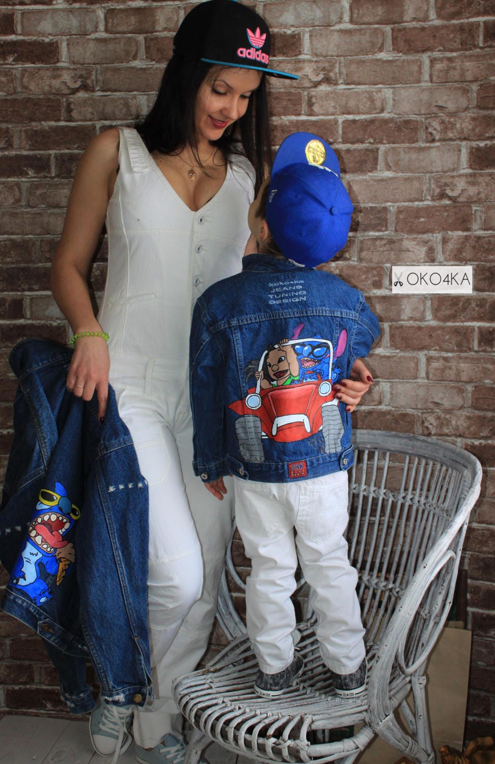 Hand painted denim Jacket with painting Jacket with art work | Etsy