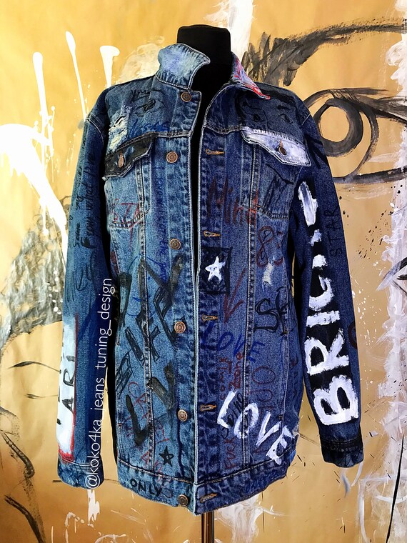 gucci graffiti jacket