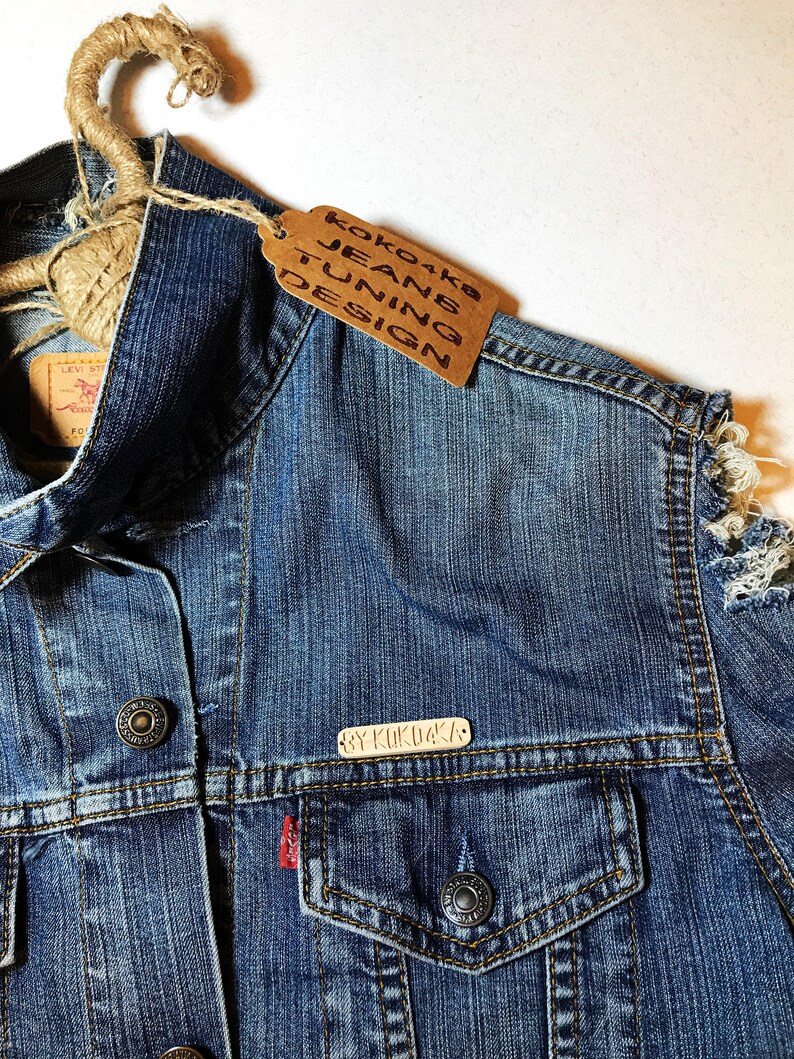 Hand painted denim Jacket jacket with painting Jacket with Etsy