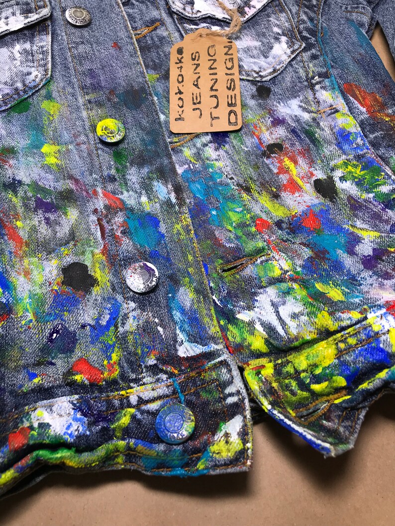 Children's jeans jacket denim Jacket festive clothes Etsy