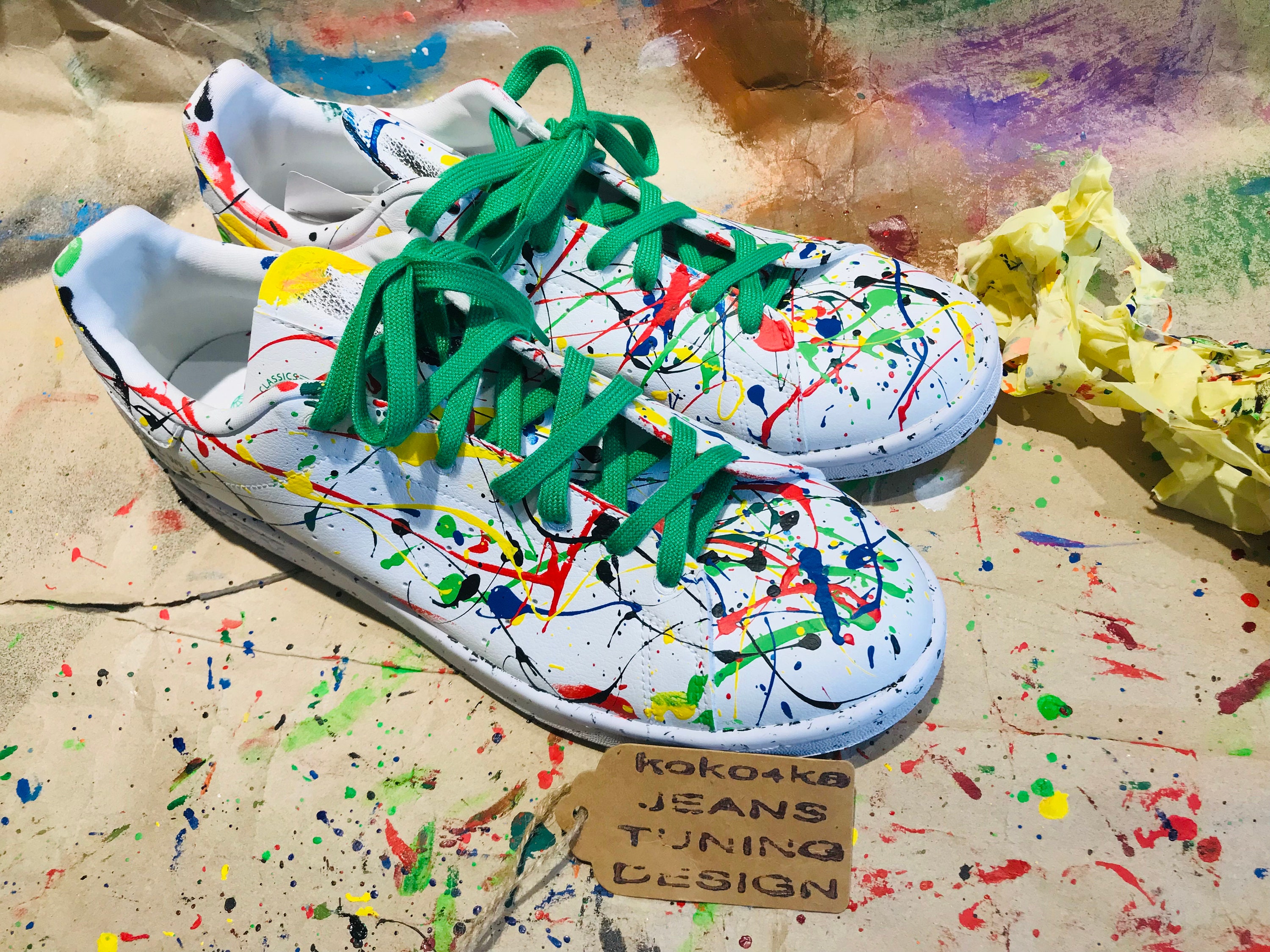 Converse Sneakers Paint Nike Women's Sneakers Paint Spray Paint Sneakers Recycled Sneakers Bright Sneakers Creative Sneakers Adidas Sneakers