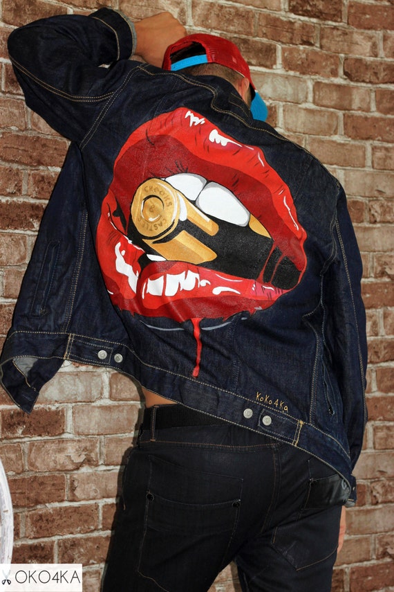 mens designer paint splatter jeans