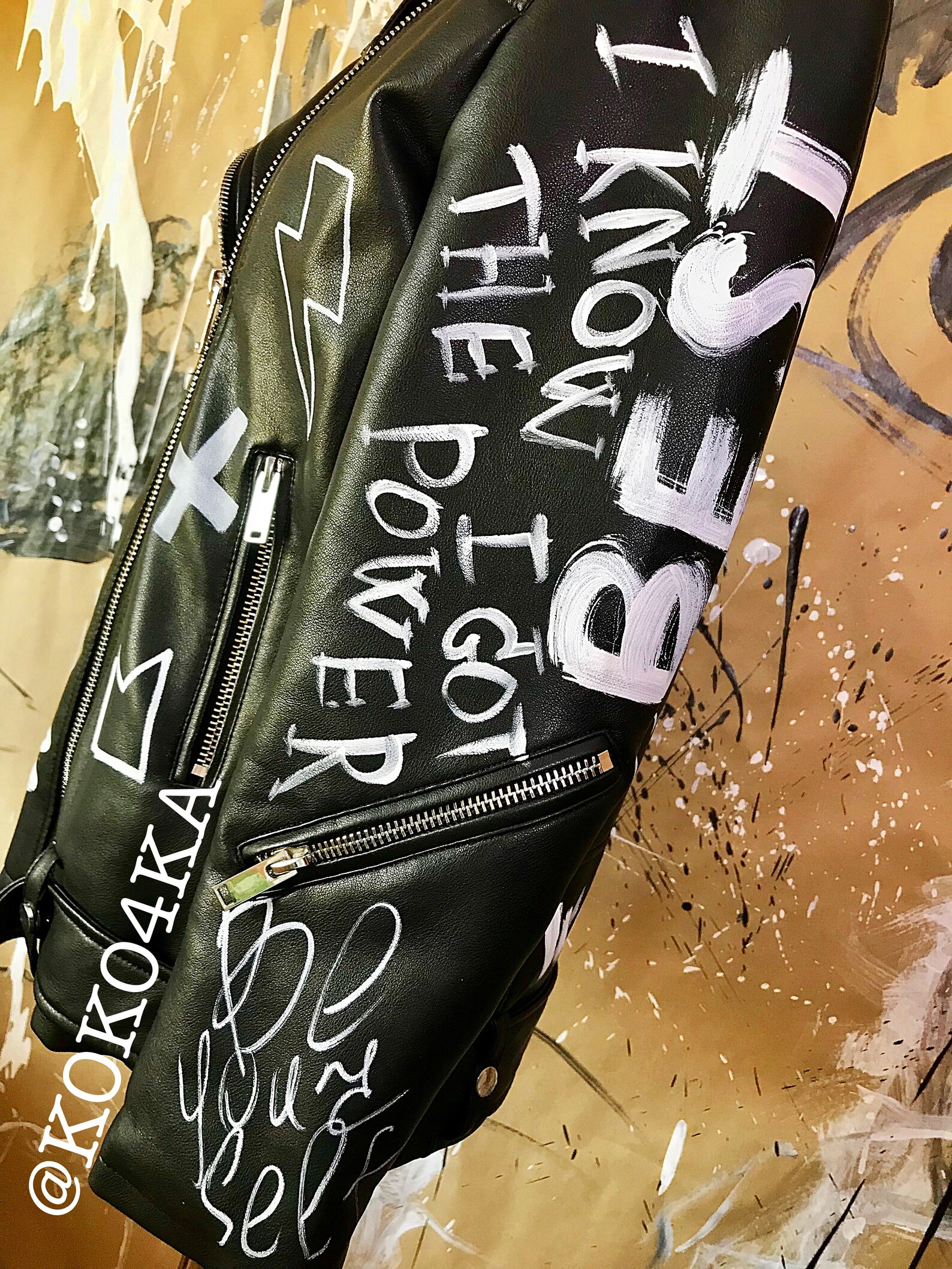 Graffiti Jacket Jacket Coat Oversized Jacket Graffiti Etsy