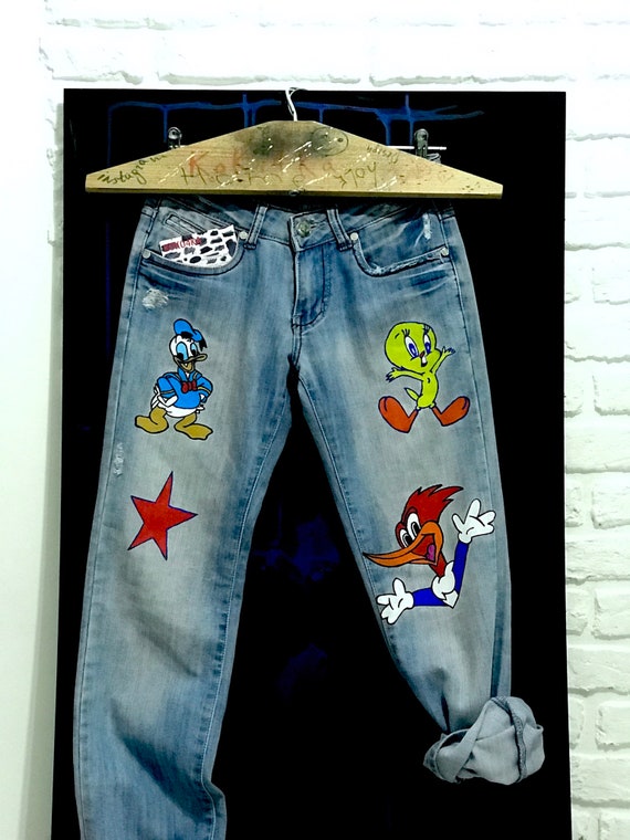 Jeans novio Festival de ropa de disney Etsy