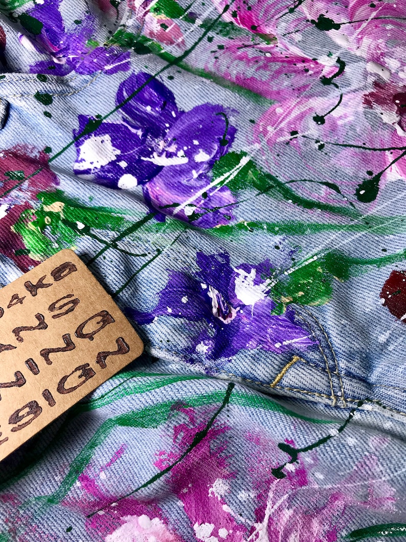 Blots Jeans Spray Paint Paint Splatter Jeans Festival Clothing Etsy