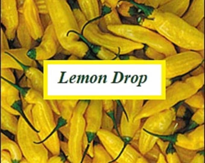 Lemon Drop Aji Limon ORGANIC Hot Pepper Heirloom Seeds 2026
