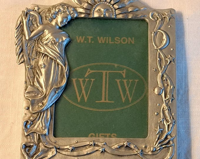 Vintage Pewter Frame W.T.Wilson Donna Carter's CELESTIALS Angel