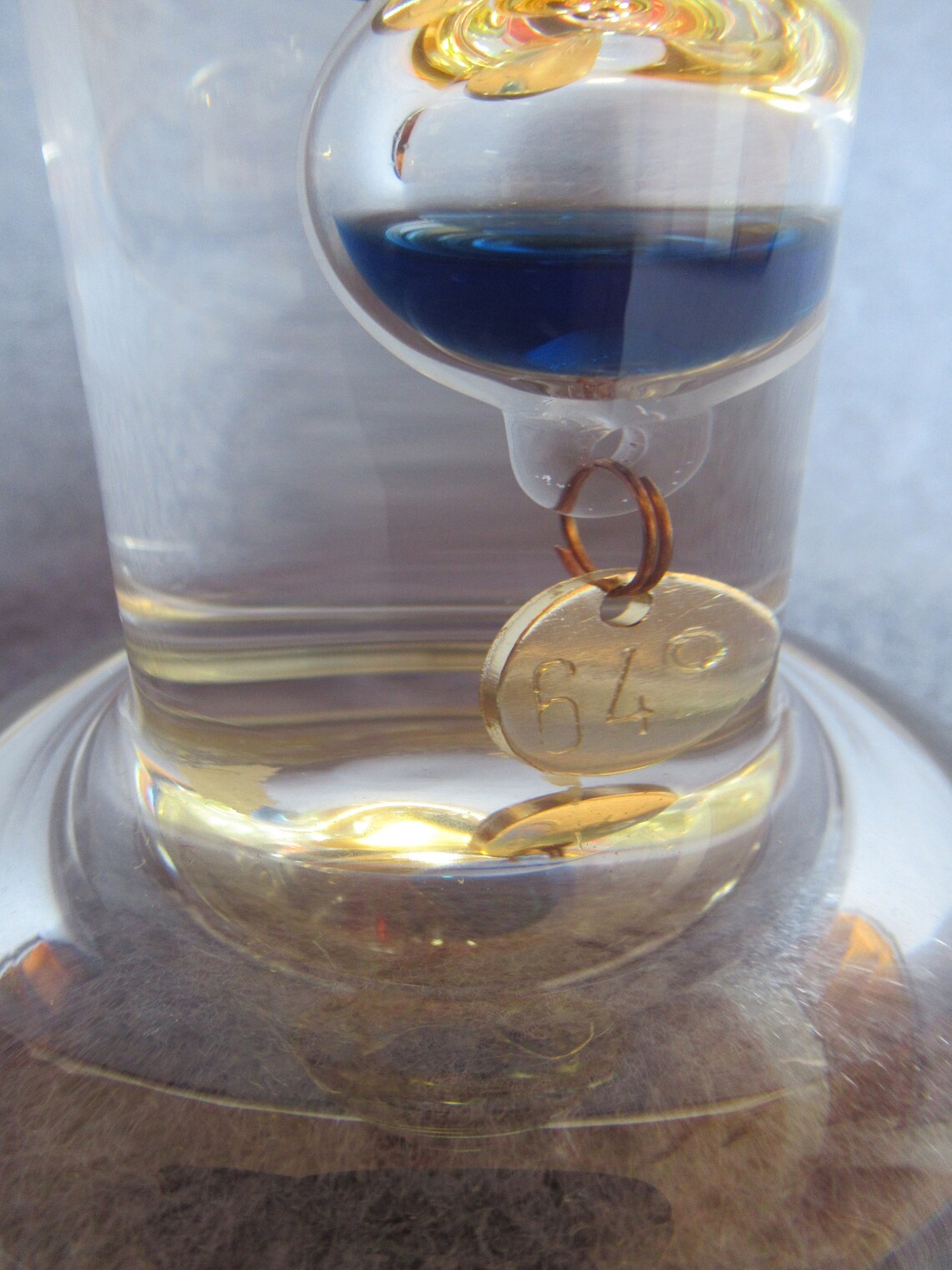 Vintage Galilean Thermometer Vintage Scientific Weather Etsy