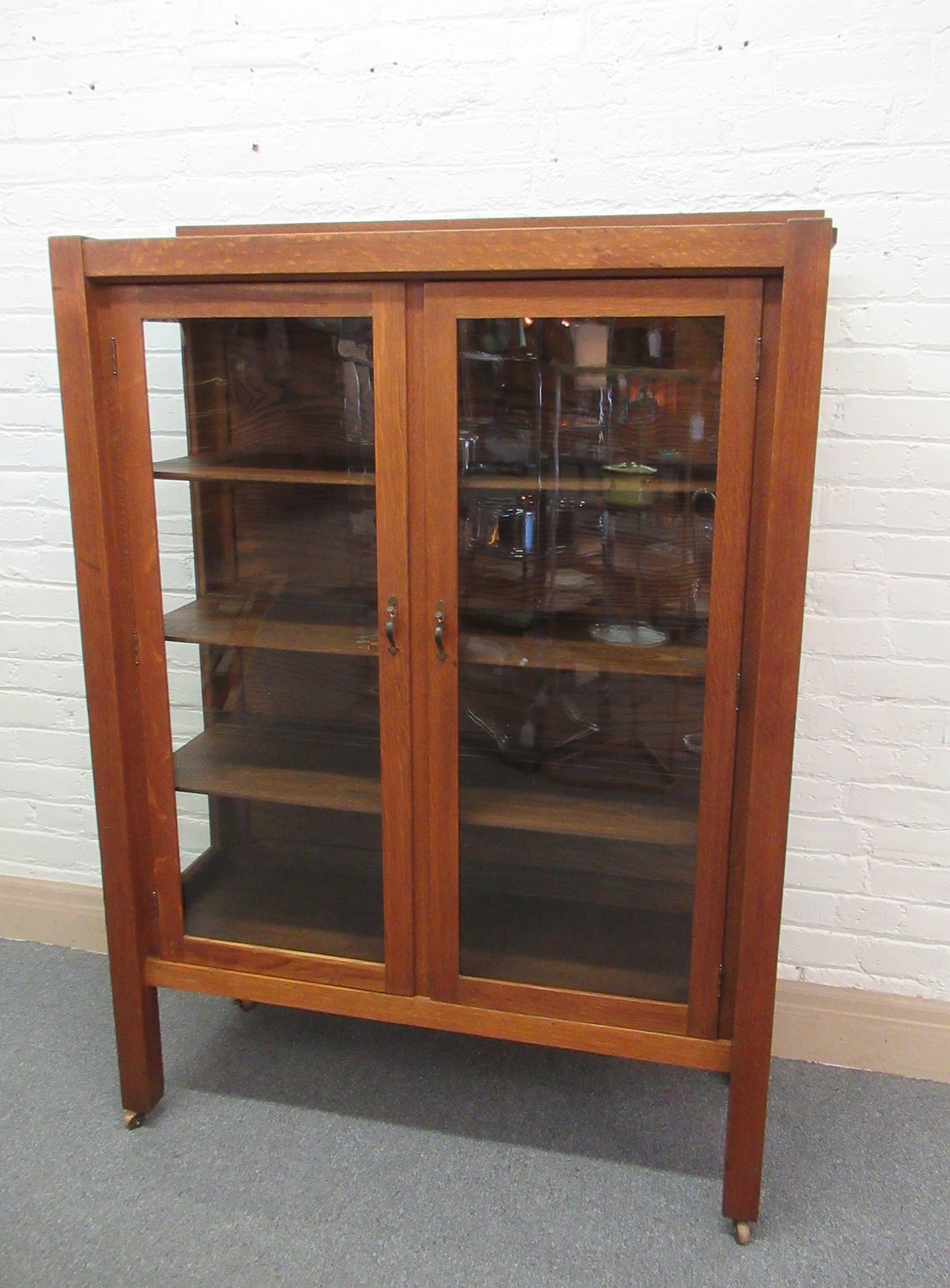 Quarter Sawn Mission Oak China Antique Tiger Oak Etsy