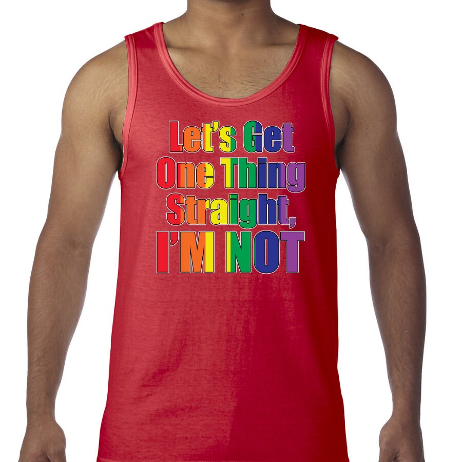 Gay Pride Mens Tanks TankTop für Männer Lets Get One Etsy