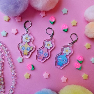 Acrylic Pikmin Friends Earrings