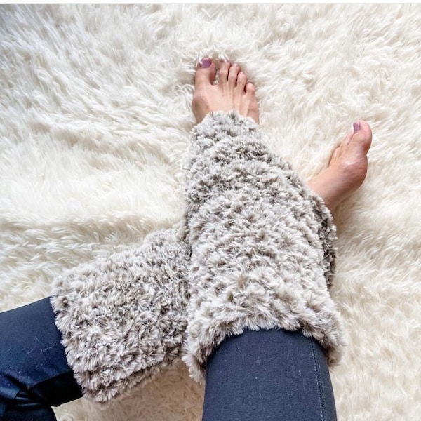 Fur Leg Warmers Etsy