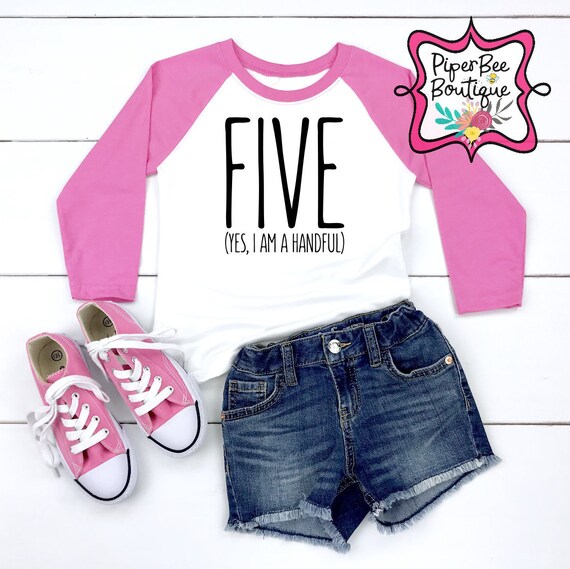 5th birthday girl shirt