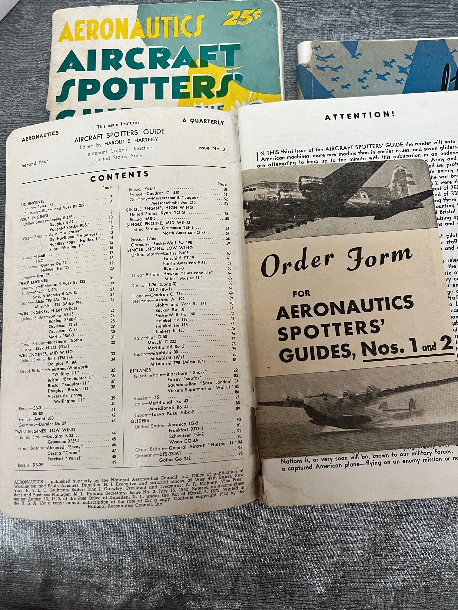 Collectors: Airplane Spotters Guide - Etsy
