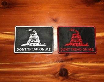 Don't Tread on Me Patch Embroidered Patch American Patch Hook Only ...