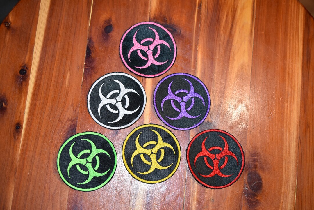 Biohazard Patch Hook Only Patch Sew on Biohazard Embroidered Patch 2 ...