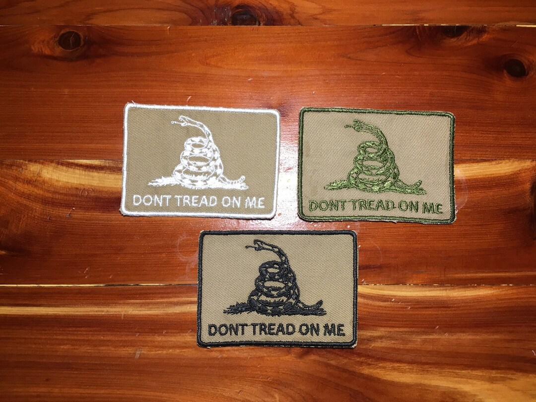 Don't Tread on Me Patch Embroidered Patch American Patch Hook Only ...