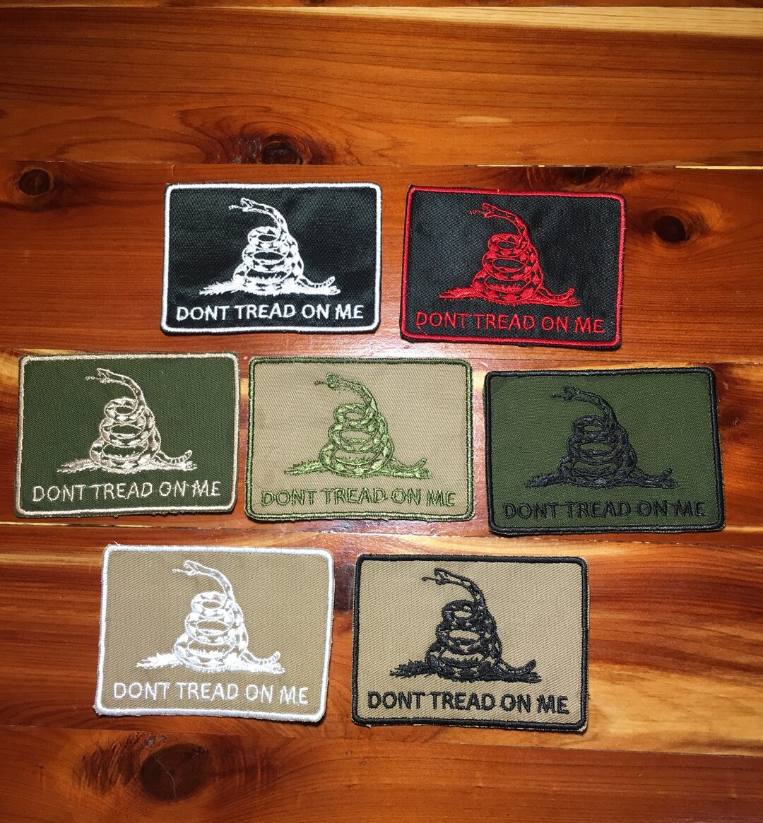 Don't Tread on Me Patch Embroidered Patch American Patch Hook Only ...