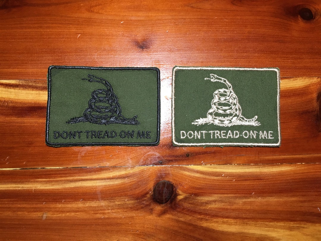 Don't Tread on Me Patch Embroidered Patch American Patch Hook Only ...
