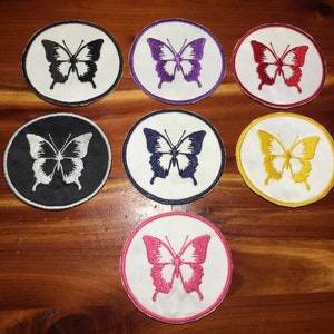 Buy 10PCS Mix Iron on Patches for Clothing Multi Color Butterfly Embroidery  Patches Appliques Badge Stickers For Clothing 44x30mm Online - 360  Digitizing - Embroidery Designs
