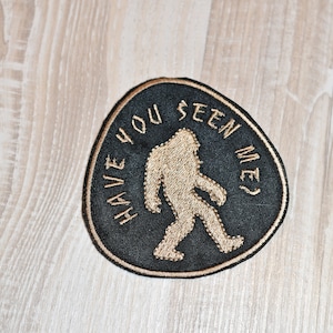 Big Foot  Patch Sasquatch patch  Funny patch hook only patch sew on 3x3
