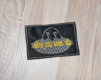 Alien patch hook only patch sew on Alien Embroidered patch 2x3