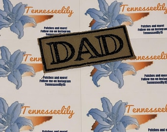 Dad patch hook only patch sew on patch dad patch